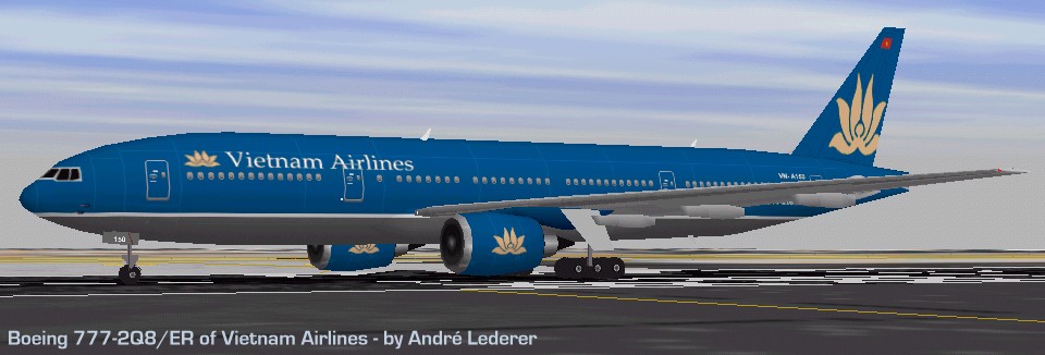 FS98 FS2000 Boeing 777-200ER Vietnam Airlines