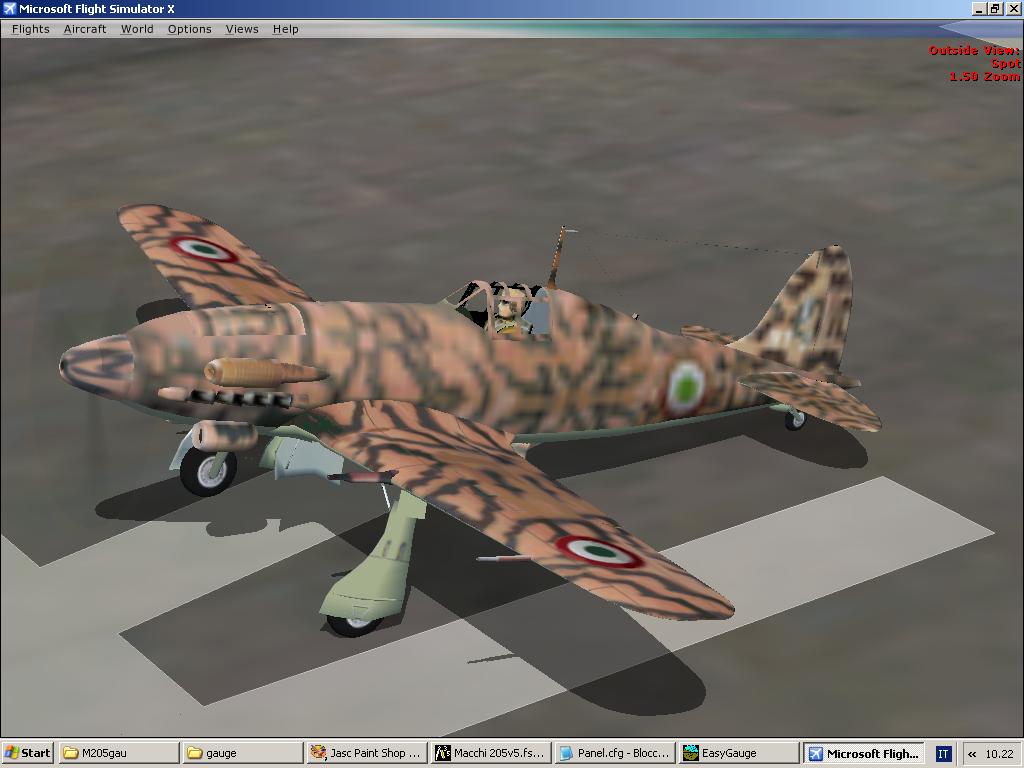 FS2004 FSX Macchi M C 205 Veltro