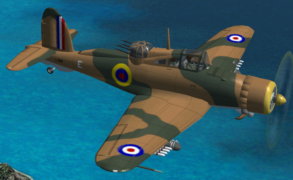 FS2002 FS2004 Blackburn B-25 Roc Mk.I