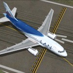 FS2004 Airbus A319-100 LAN Chile CC-CPJ