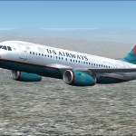 FS2004 Airbus A-319 in US Airways America West colors