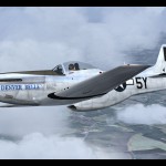 Fs2004 Mustang P51D Denver Belle